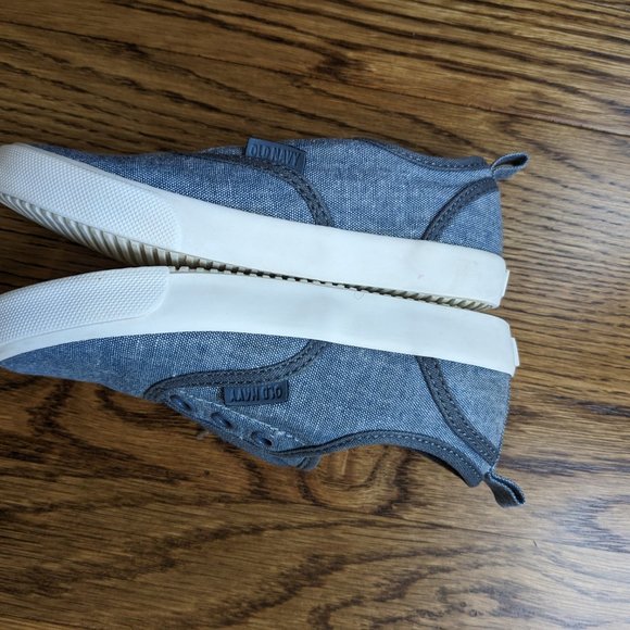 🛍️ BUNDLE ONLY | Toddler Girl Old Navy chambray slip on shoes size 9 - Picture 6 of 10